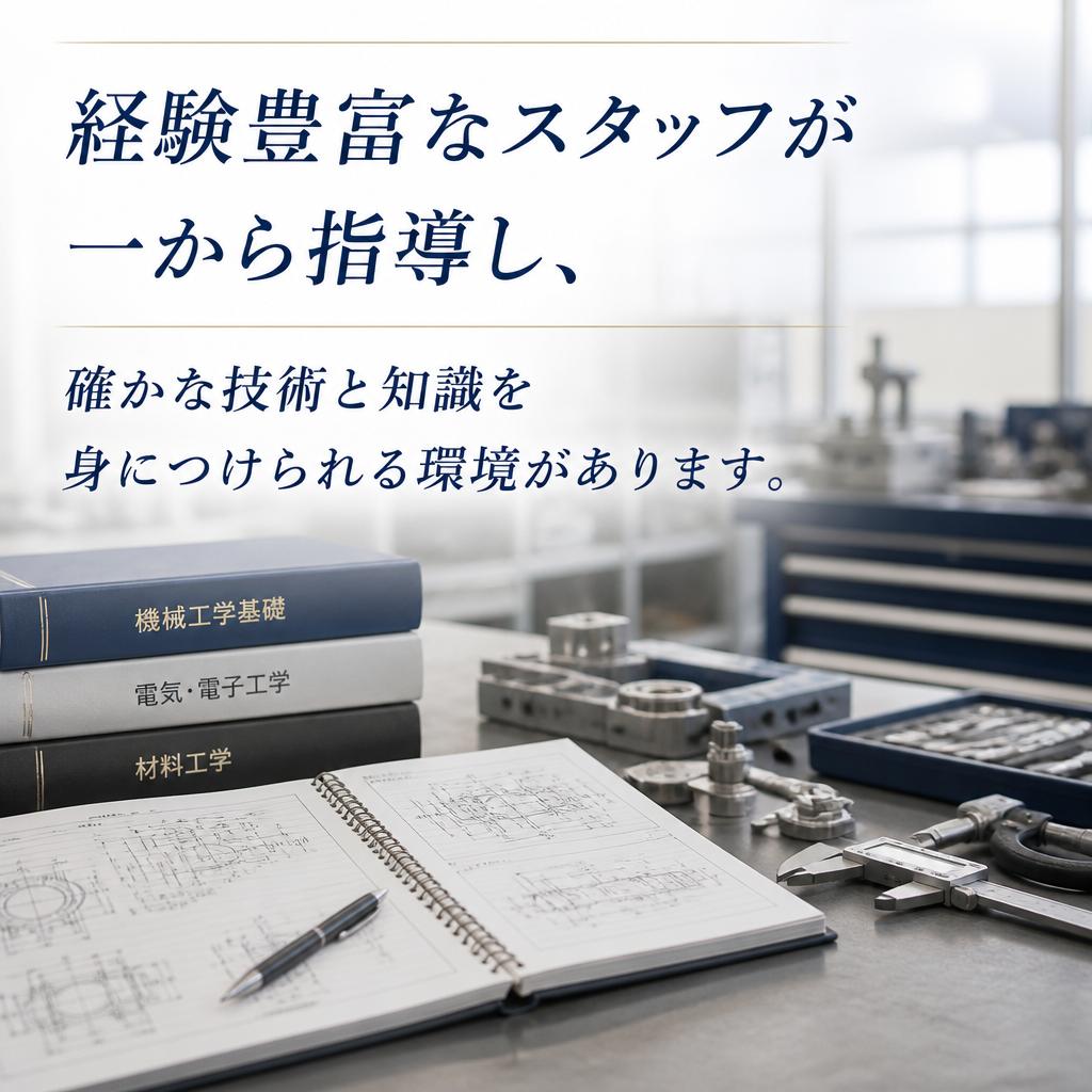 先輩からの丁寧な指導でスキルアップ