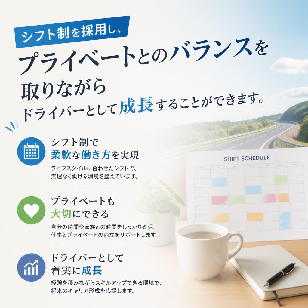 シフト制でライフスタイルに合わせた働き方